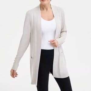 NWT JM Collection Core Cardigan Stonewall S